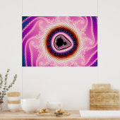 Spinning Fast - Fractal Poster (Cuisine)