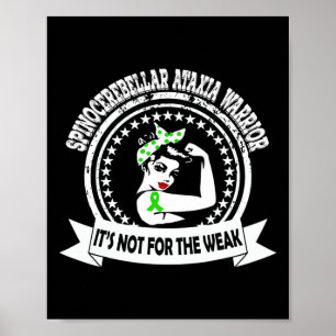 Spinocerebellair Ataxia Warrior Awareness T Poster
