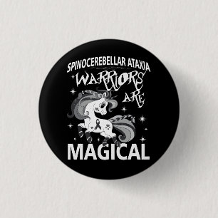 Spinocerebellar Ataxia Warrior Awareness Ribbon SC Ronde Button 3,2 Cm