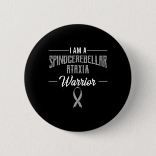 Spinocerebellar Ataxia Warrior Awareness Ribbon SC Ronde Button 5,7 Cm