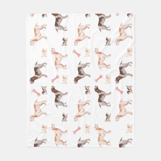 Spinone Fleece Blanket Deken (Voorkant)