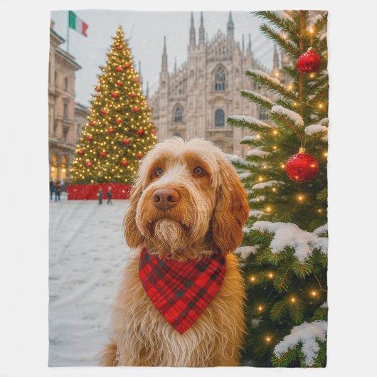 Spinone Italiano Fleece Deken (Voorkant)