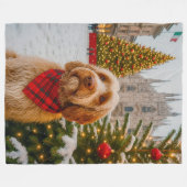 Spinone Italiano Fleece Deken (Voorkant (Horizontaal))