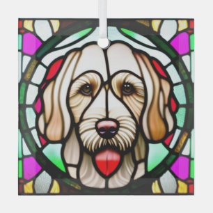 Spinone Italiano "Glas in lood" Glas Ornament
