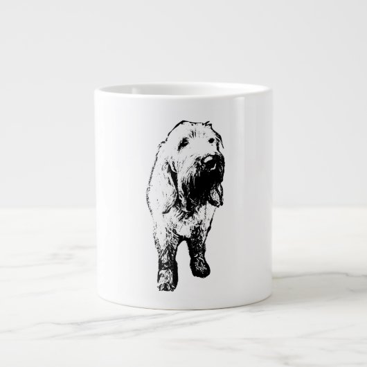 Spinone Italiano Mug – Standing Ink Dog Art (Devant)