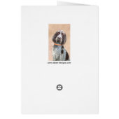 Spinone Italiano Painting - Cute Original Dog Art (Achterkant)