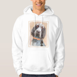 Spinone Italiano Painting - Cute Original Dog Art Hoodie