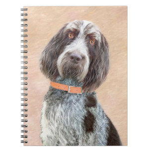 Spinone Italiano Painting - Cute Original Dog Art Notitieboek