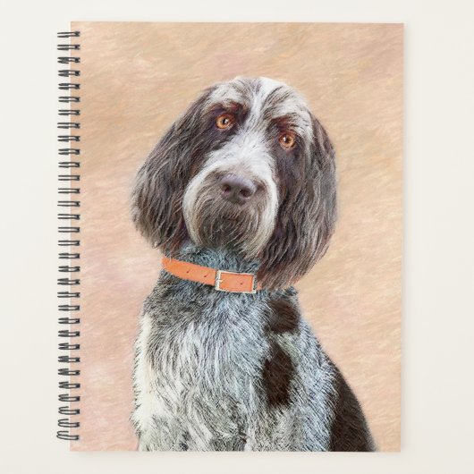 Spinone Italiano Painting - Cute Original Dog Art Planner (Voorkant)