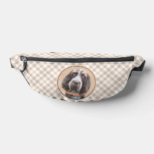 Spinone Italiano Peinture Roan Brown Cute Chien Ar