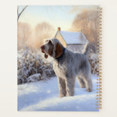 Spinone Italiano Que la neige de Noël (Dos)