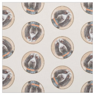 Spinone Italiano Schilderij Bruin Roan Schattigee Stof
