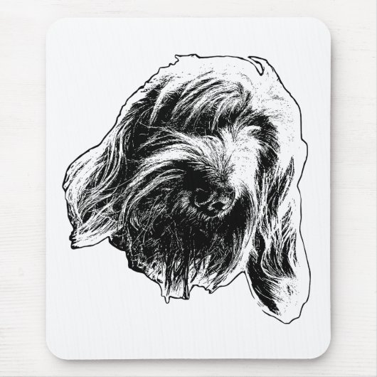 Spinone Werk Rustig Muismat (Voorkant)