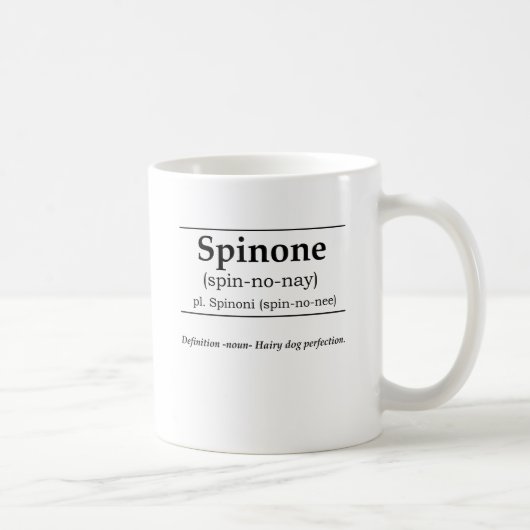 Spinoni de definitie koffiemok (Rechts)