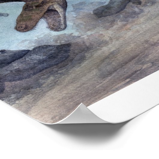 Spinosaurus Afdrukken Poster (Hoek)