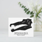 Spinosaurus Briefkaart (Staand voorkant)
