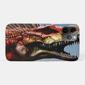 Spinosaurus Dinosaur effrayant, coque iphone (Dos (Horizontal))