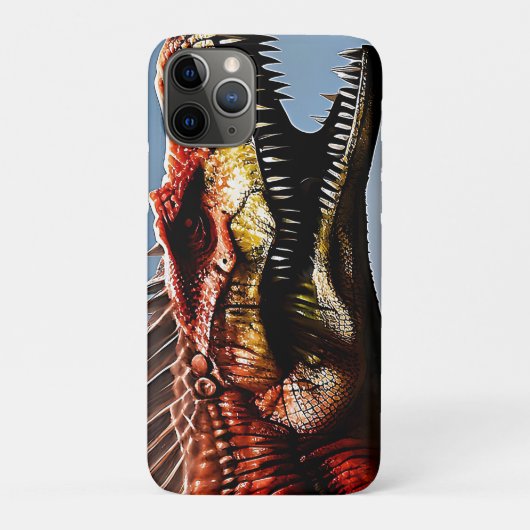 Spinosaurus Dinosaur effrayant, coque iphone (Dos)