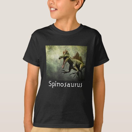 Spinosaurus Dinosaur en T-shirt Forêt Primeval (Devant)