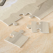 Spinosaurus dinosaur in de woestijn - 3D rendering Legpuzzel (Zijkant)