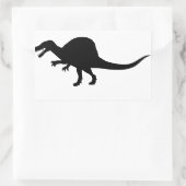 Spinosaurus Dinosaur Rechthoekige Sticker (Tas)
