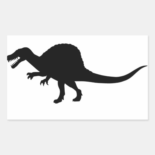 Spinosaurus Dinosaur Rechthoekige Sticker (Voorkant)