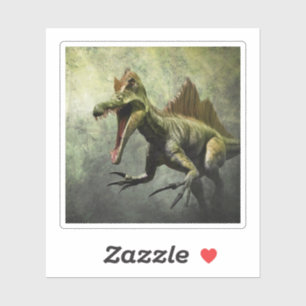 Spinosaurus-dinosaurus in oerbos sticker