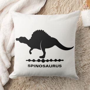 Spinosaurus Dinosaurus Silhouet Worp Kussen