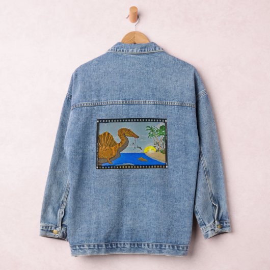 Spinosaurus Film Reel Women's Denim Jacket (Hangar)