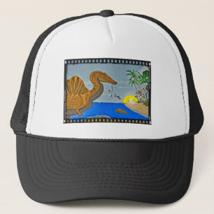 Spinosaurus Filmspoel Dinosaur Baseballpet Trucker Pet