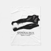 Spinosaurus Fleece Deken (Voorkant)
