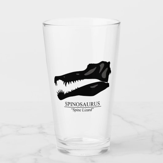 Spinosaurus Glas (Voorkant)