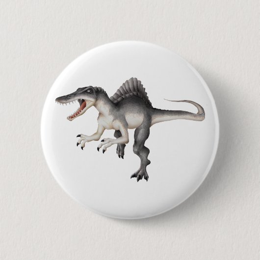 Spinosaurus Ronde Button 5,7 Cm (Voorkant)