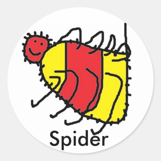 Spinstickers Ronde Sticker (Voorkant)