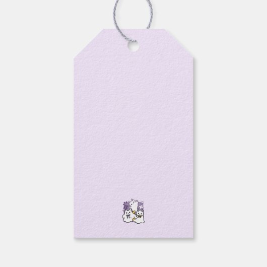 Spint-anormal Cat-tivity - Halloween Cat Design Cadeaulabel (Achterkant)
