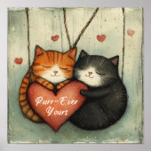 Spint-Ever Yours Kitty Cat Knuffels Poster Wall Ar (Voorkant)