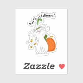 Spint*fect Cat Pumpkin Halloween Sticker
