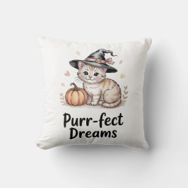 Spint-fect Dreams Schattige Cat met pompoen Hallow Kussen
