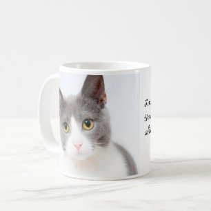 Spint-fect Vaderdag Mok – Custom Cat Photo Gift