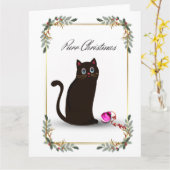 Spint Kerstmis Kaart (Gele Bloem)