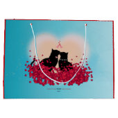 Spint liefde - Kiss Gift Bag Groot Cadeauzakje (Achterkant)