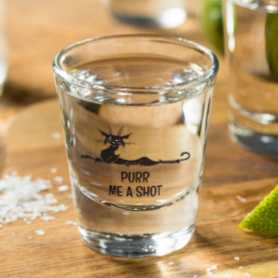 Spint me een Shot Funny Cat Glas