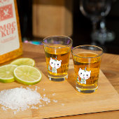 Spint me een Shot Tequila Kawaii Catcorn Glas