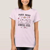 Spint meer, stress minder t-shirt (Voorkant)