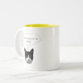 Spint mijn manier uit om het even welke Mok (Voorkant links)