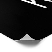 Spint-tato Funny Cat Potato Pun Dark BG Poster (Hoek)