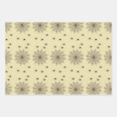 Spinweb en spinnen aan de muur inpakpapier vel (Voorkant 2)