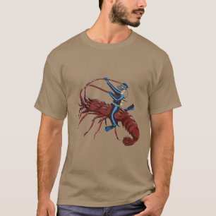 Spiny Lobster Diving met Scuba Diver T-shirt