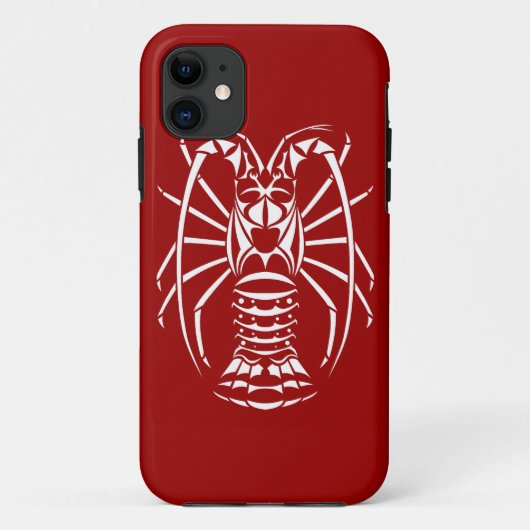Spiny Lobster in duikkleuren Case-Mate iPhone Case (Achterkant)