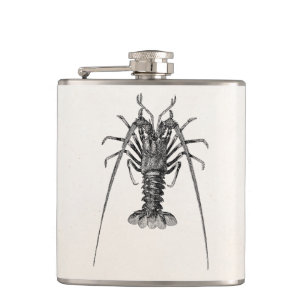  Spiny Lobster Persoonlijke Sjabloon Heupfles